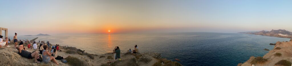 Panoramic view of Naxos