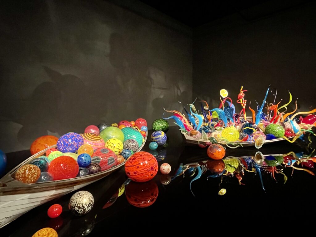 Interior exhibit at Chihuly Garden and Glass Museum
