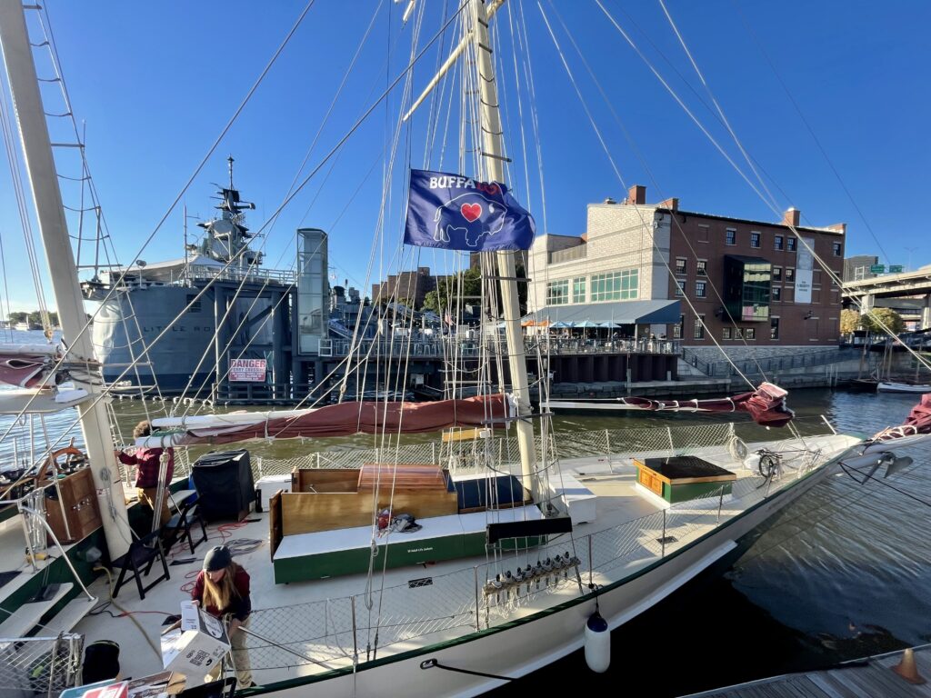Spirit of Buffalo Sailboat at the Buffalo Harbor