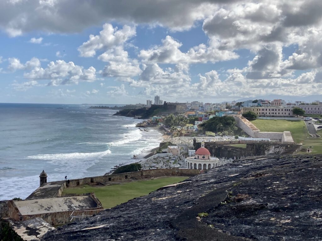 Views from the top of Castillo San Felipe del Morro