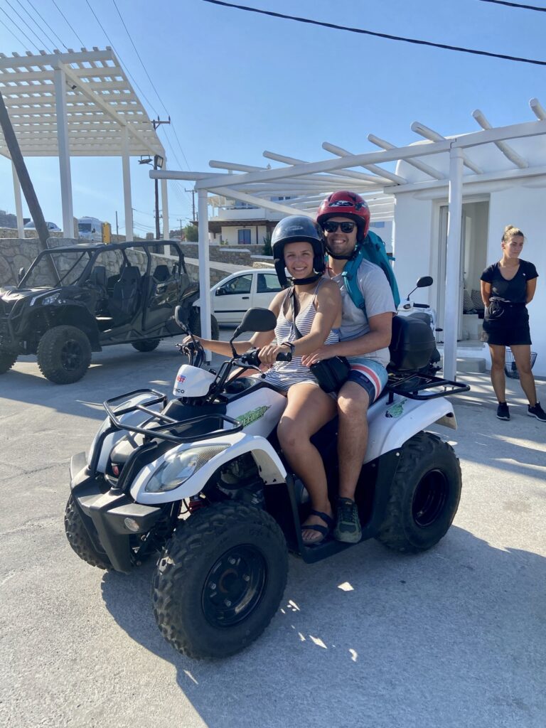 Mike and Gabby at First Car and Bike Rental