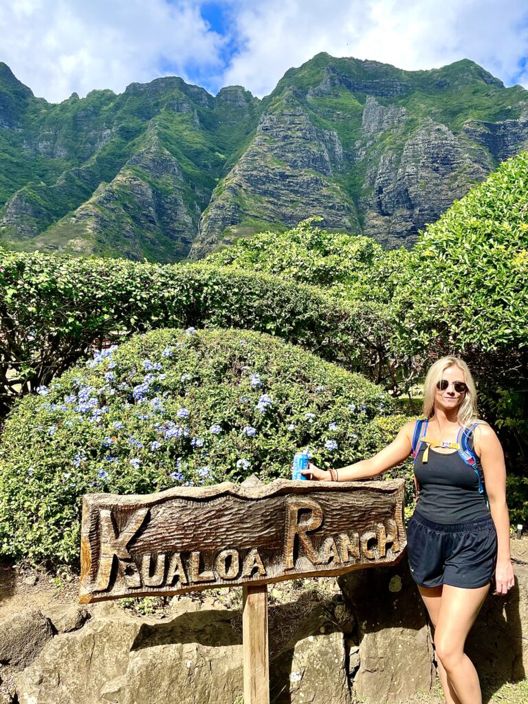 Nikki at Kualoa Ranch