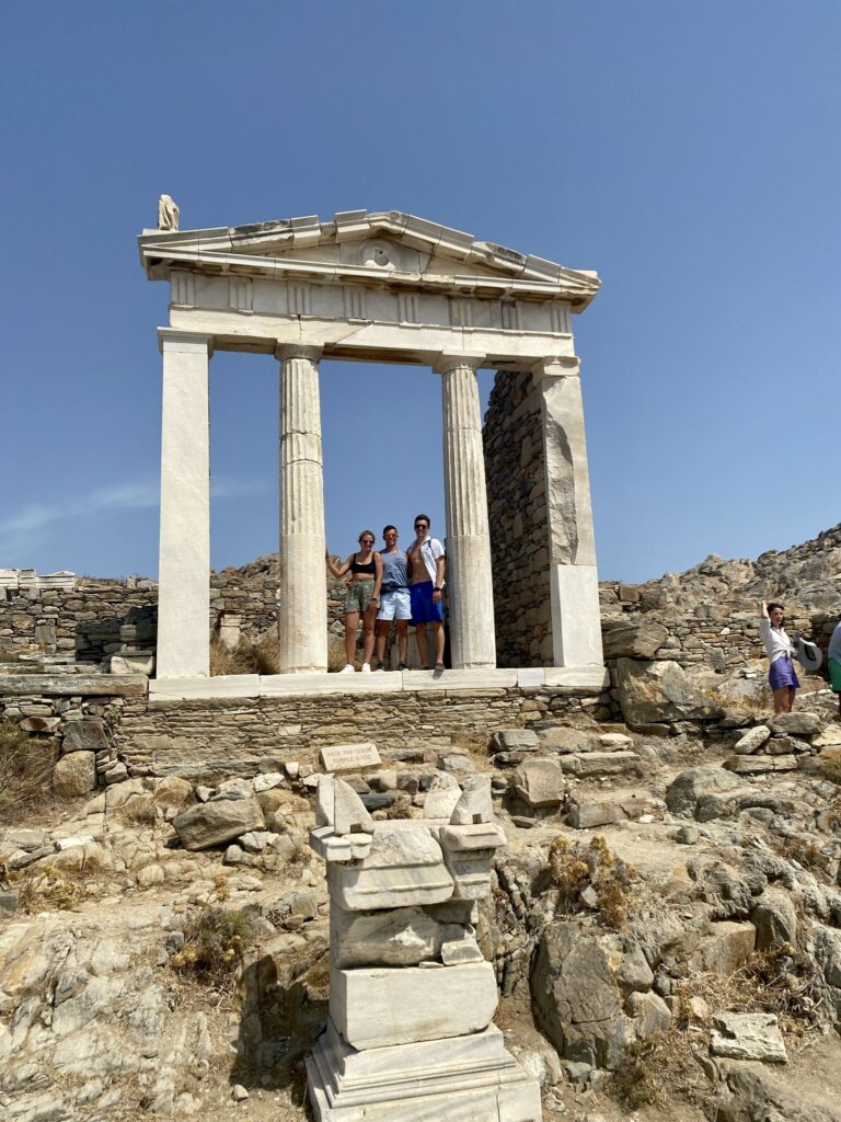 In the ruins at Delos