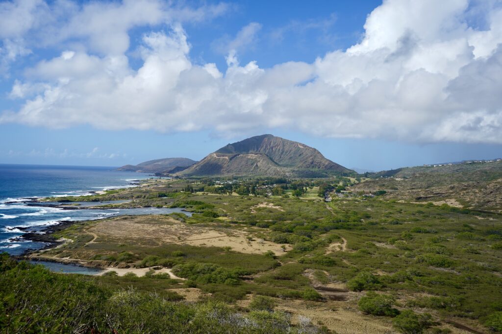 View of Kokohead Crater from the Makapu'u Point Lighthouse Trail
