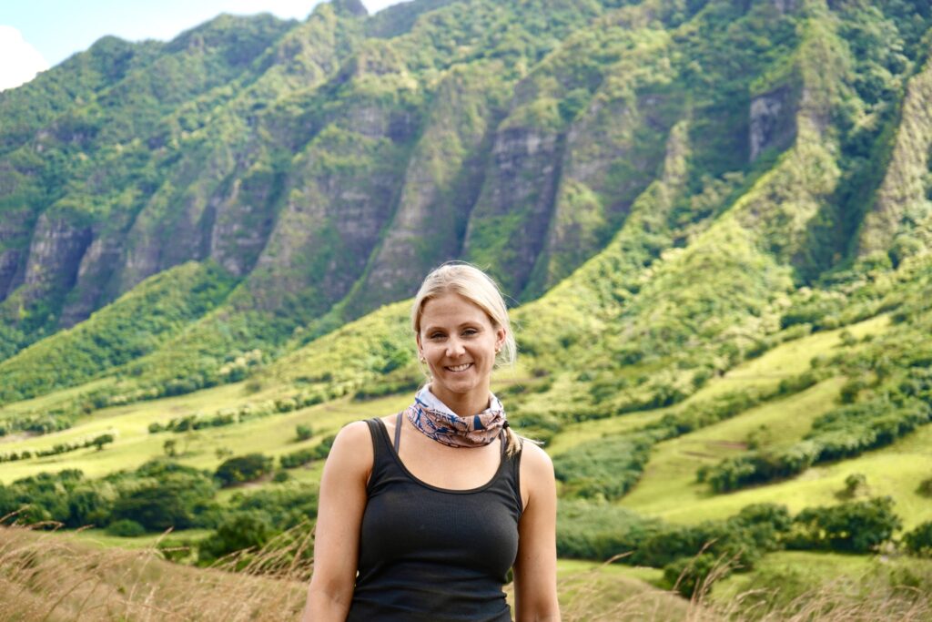 Nikki at Kualoa Ranch