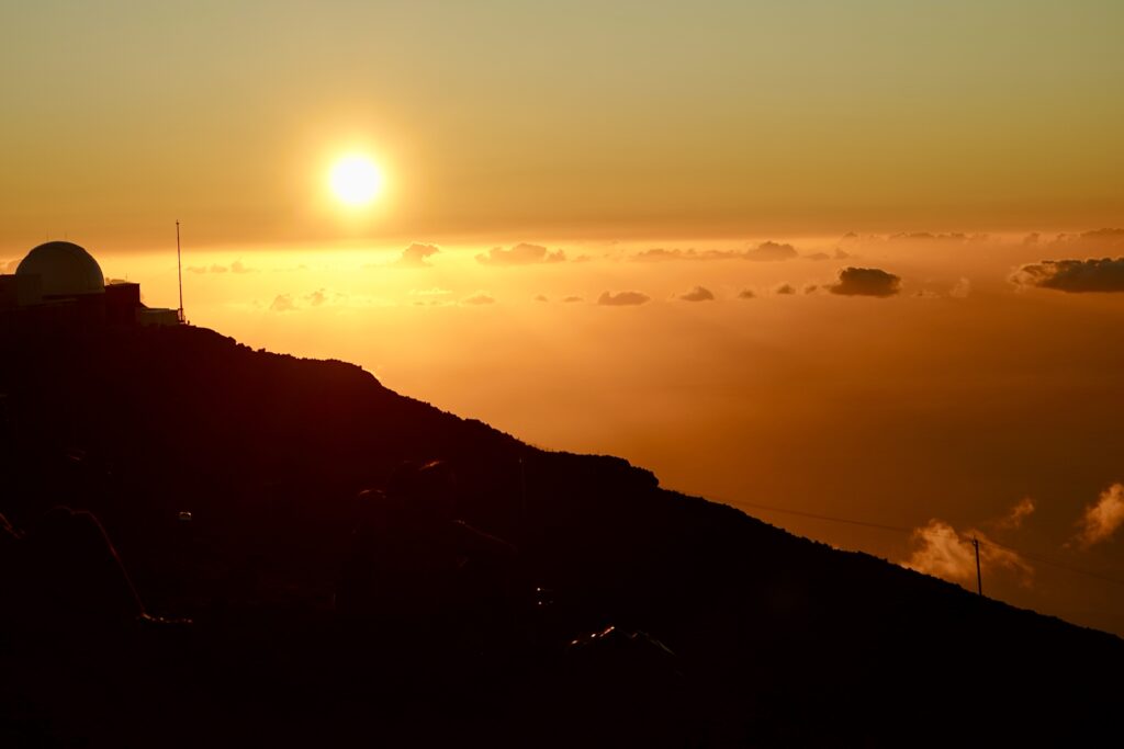 Haleakala summit sunset