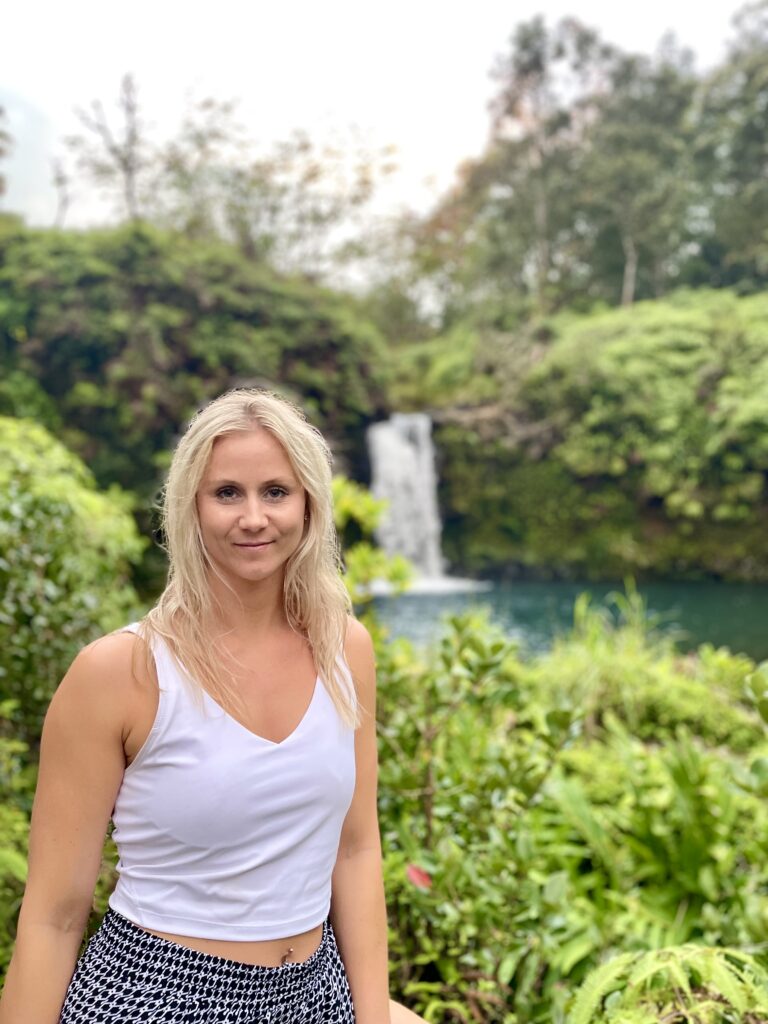 Nikki at Pu'u Ka'a State Wayside Park