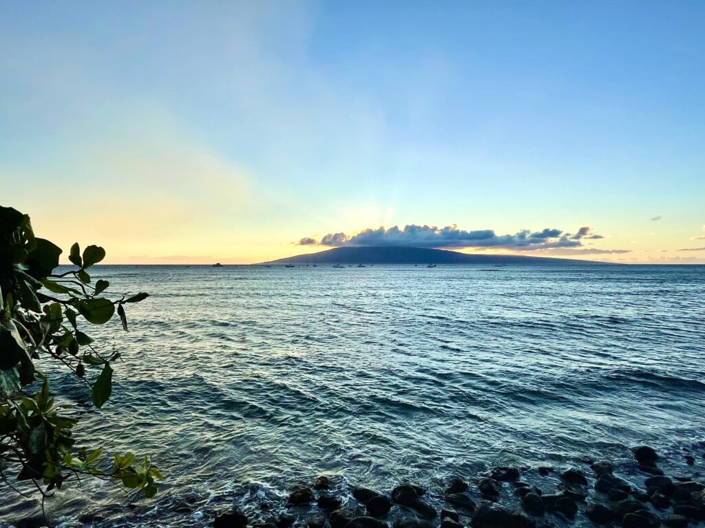 Sunset from Front Street in Lahaina