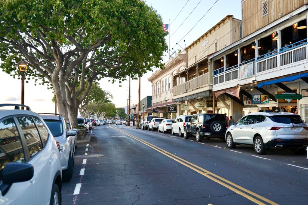 Front Street in Lahaina