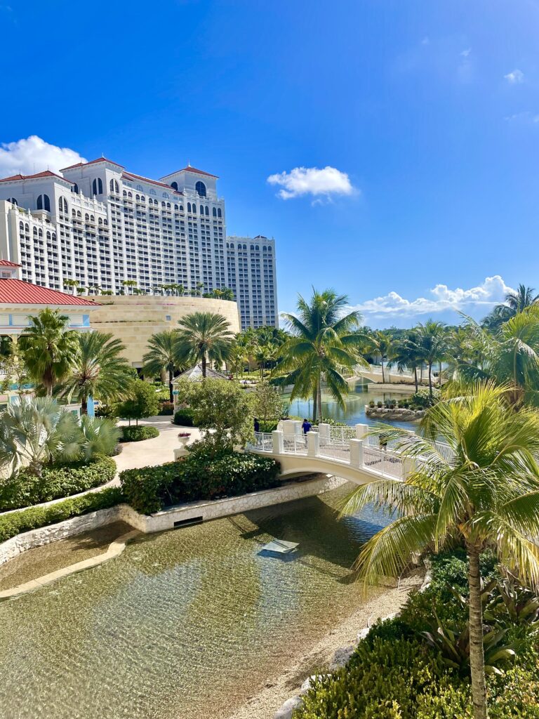 Overlooking the grounds at Baha Mar