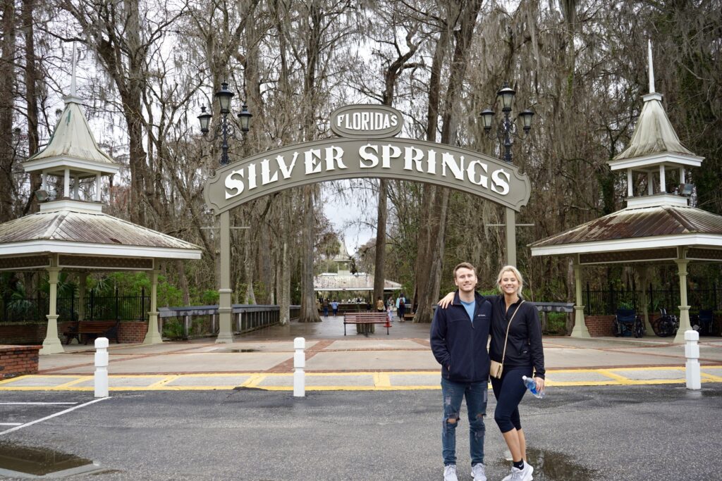 Nikki and Steve entering Silver Springs State Park