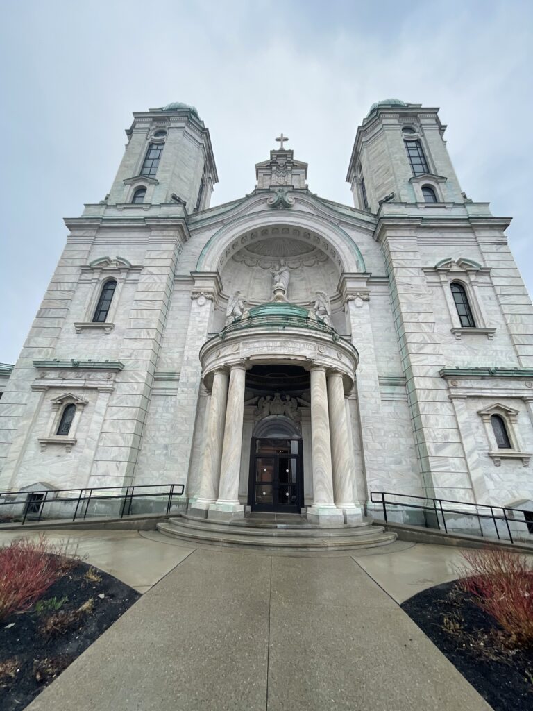 Our Lady of Victory Basilica entrance.