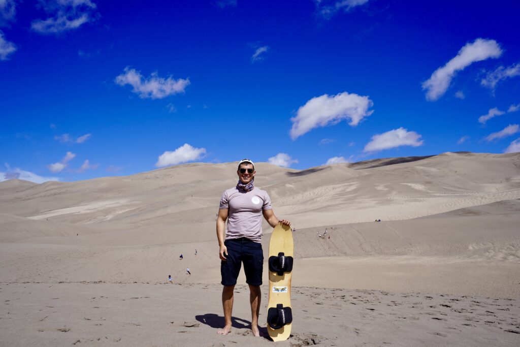Ryan at Great Sand Dunes National Park