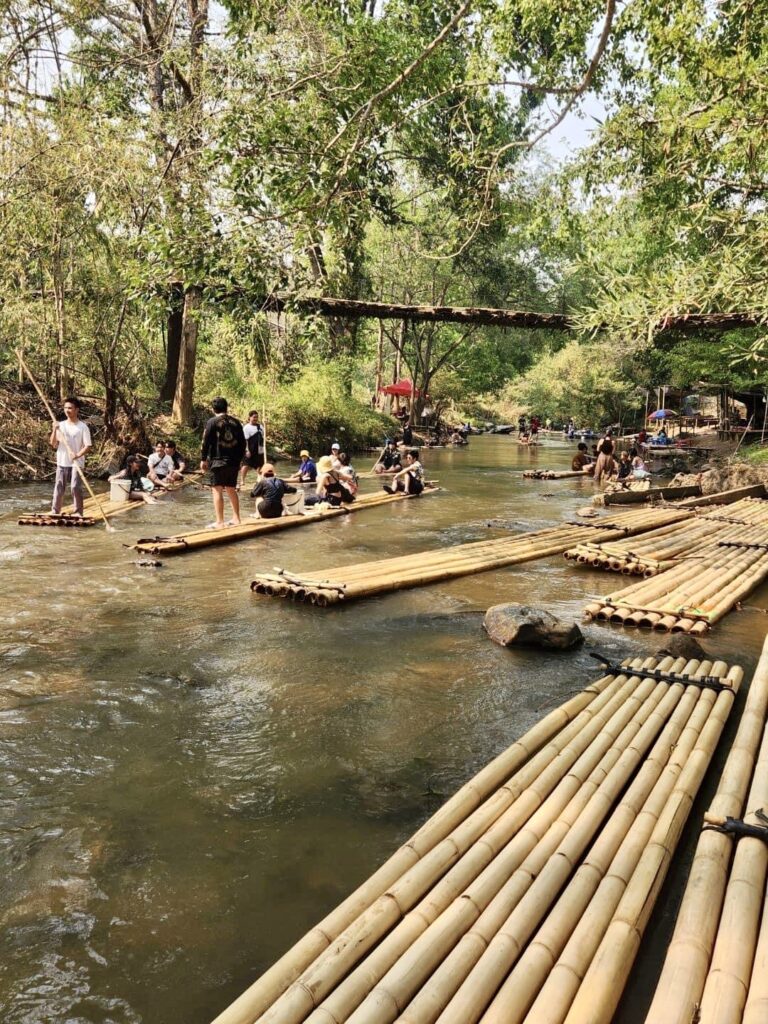 Floating down the river at Chai Lai Orchid