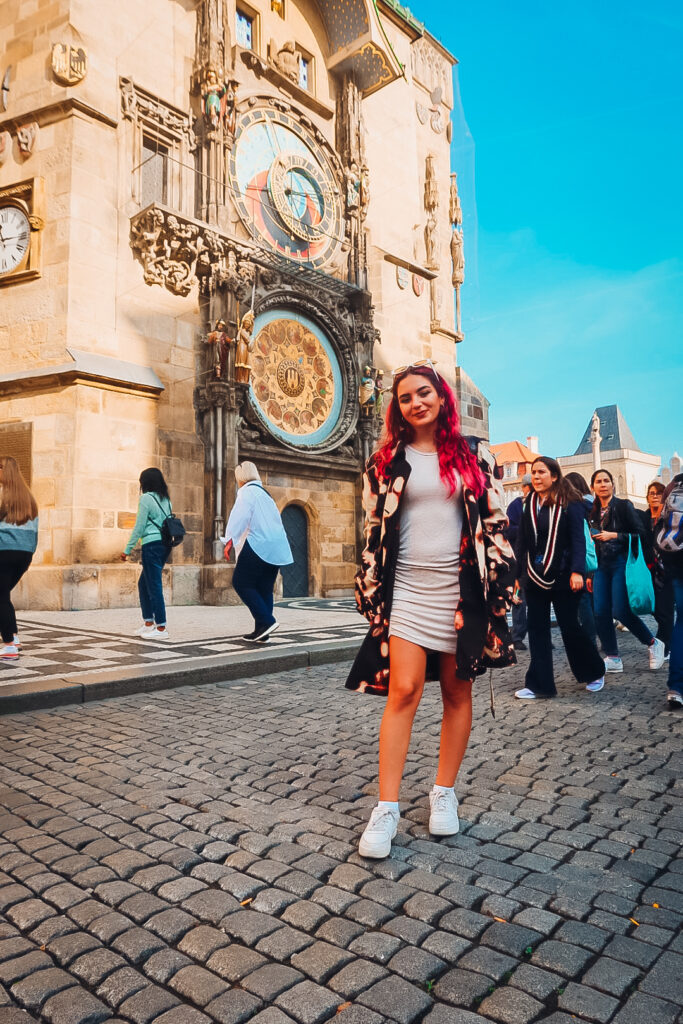 Astronomical Clock in Old Town Prague.