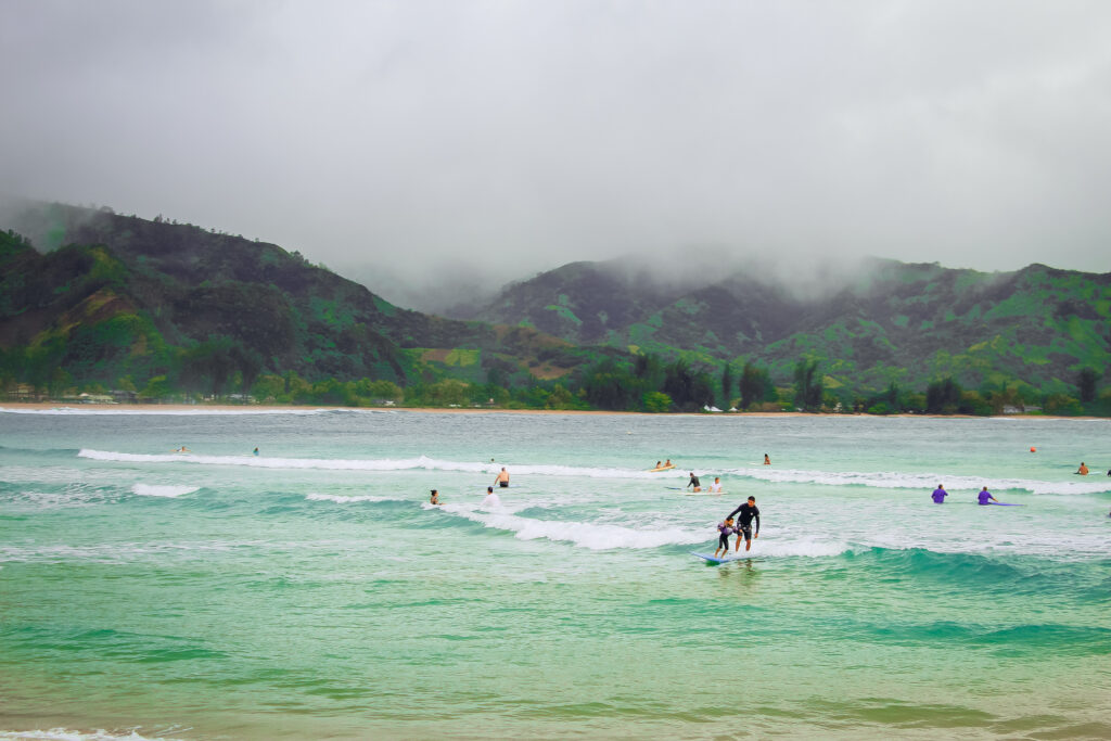 Surfers, the closest a father and son