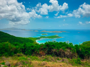 A vista overlooking the ocean.