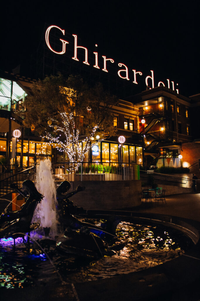 Ghirardelli Square exterior.