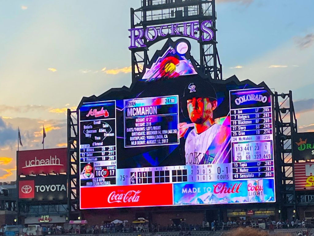 Rockies Game by Maddy Byrne