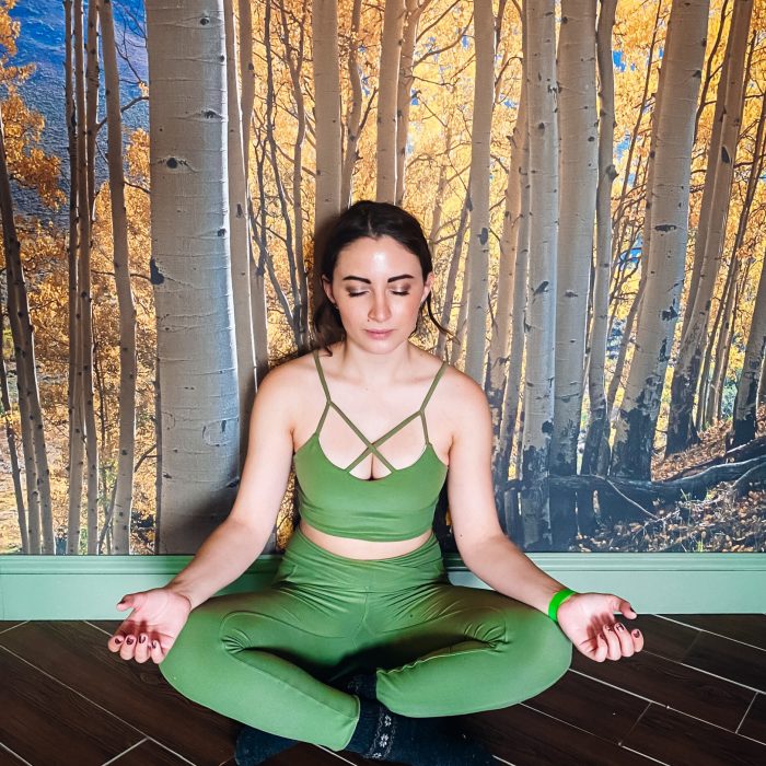 Meditation in the Wellness Studio